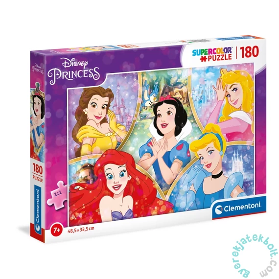 Clementoni 180 db-os Szuper Színes puzzle - Disney Princess (29311)