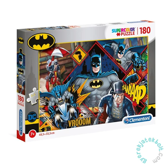 Clementoni 180 db-os Szuper Színes puzzle - Batman skcióban (29108)