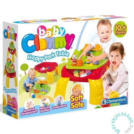Clemmy Baby Asztalka puha építőkockákkal (14817)
