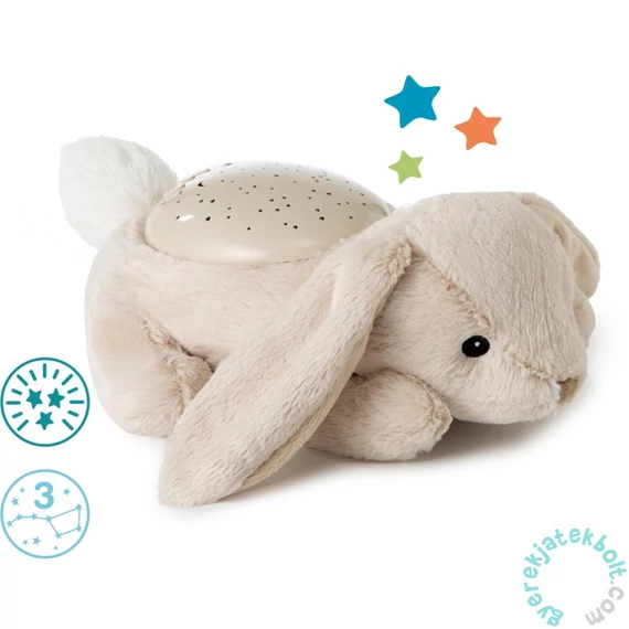 Cloud b Baba plüss projektoros éjjeli fénnyel - Nyuszi (CLTT-7473-BB)