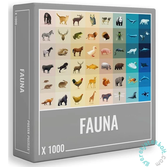 Cloudberries 1000 db-os puzzle - Fauna
