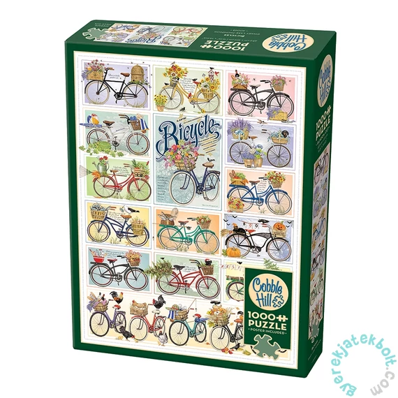 Cobble Hill 1000 db-os puzzle - Bicycles (40068)