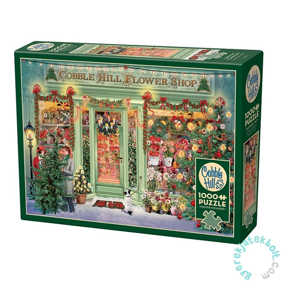 Cobble Hill 1000 db-os puzzle - Christmas Flower Shop (40011)