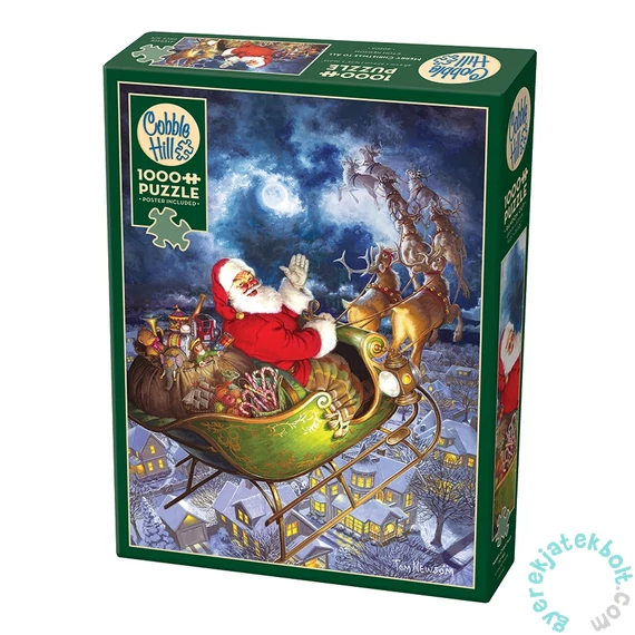 Cobble Hill 1000 db-os puzzle - Merry Christmas to All (40206)