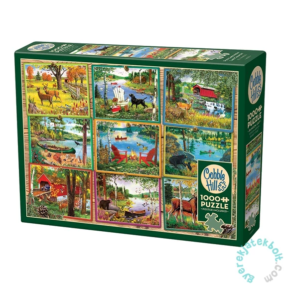 Cobble Hill 1000 db-os puzzle - Postcards from Lake Country (40231)