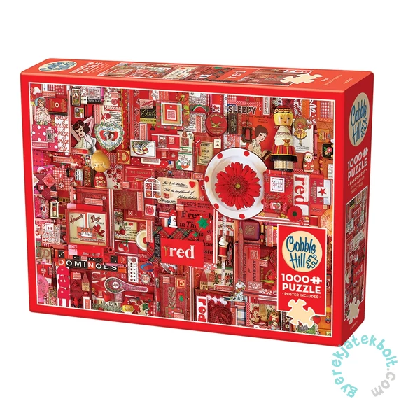 Cobble Hill 1000 db-os puzzle - Red (40056)