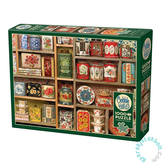 Cobble Hill 1000 db-os puzzle - Vintage Tins (40054)