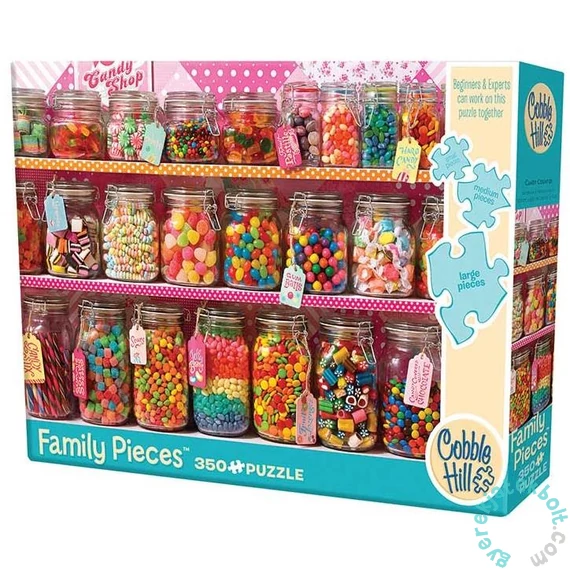 Cobble Hill 350 db-os Family puzzle - Candy Counter (47010)