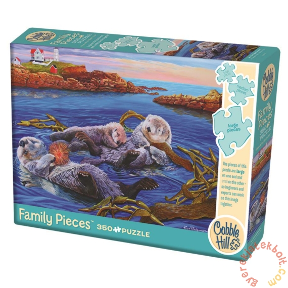 Cobble Hill 350 db-os Family puzzle - Sea Otter Family (54619)