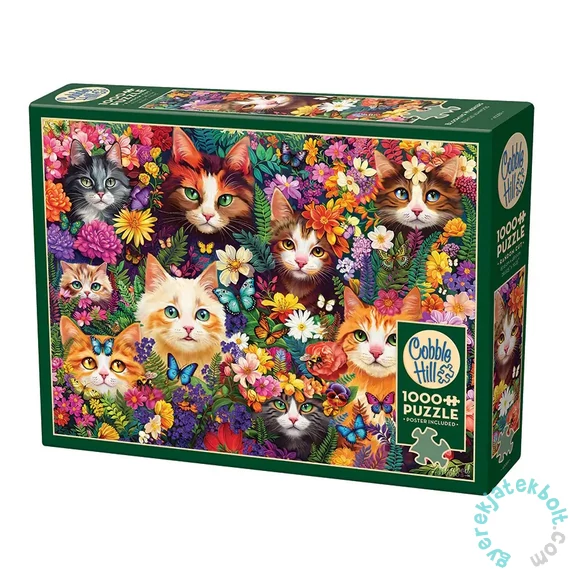 Cobble Hill 1000 db-os puzzle - Blooming Whiskers (40289)