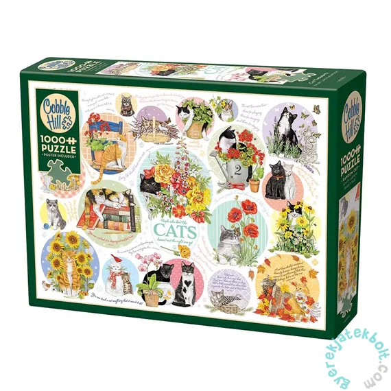 Cobble Hill 1000 db-os puzzle - Cat Thoughts (40298)