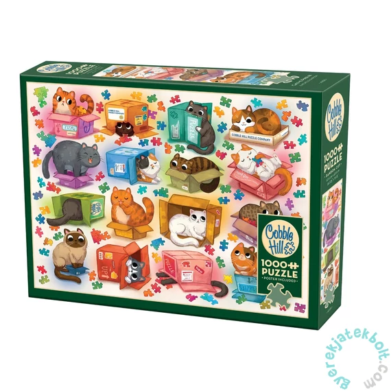 Cobble Hill 1000 db-os puzzle - Cats vs Puzzles (40328)