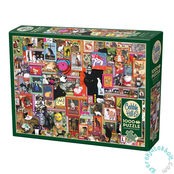 Cobble Hill 1000 db-os puzzle - Catsville (40044)