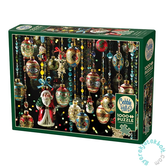 Cobble Hill 1000 db-os puzzle - Christmas Ornaments (40210)