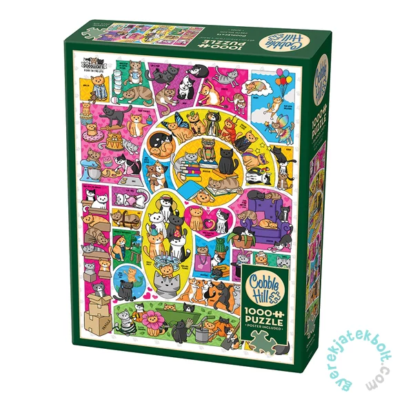 Cobble Hill 1000 db-os puzzle - Doodlecats (40126)