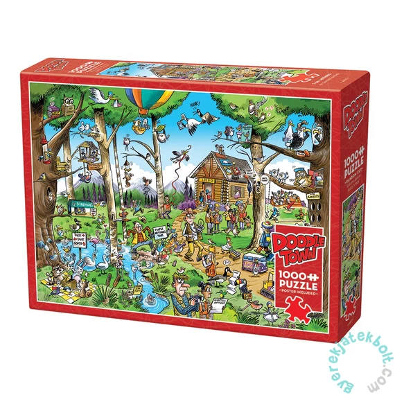 Cobble Hill 1000 db-os puzzle - Doodle Town - Birdwater's Paradise (44510)