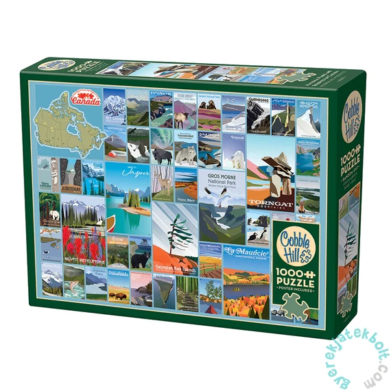 Cobble Hill 1000 db-os puzzle - National Parks and Reserves of Canada (40071)