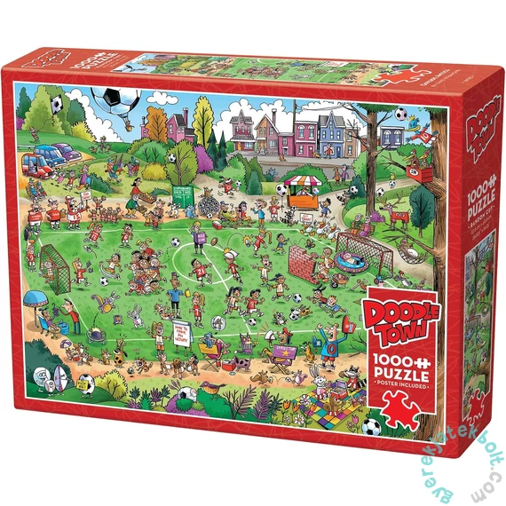 Cobble Hill 1000 db-os puzzle - DoodleTown - Offside Antics (44515)