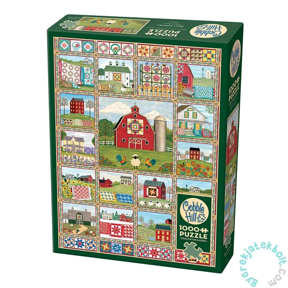 Cobble Hill 1000 db-os puzzle - Quilt Country (40262)