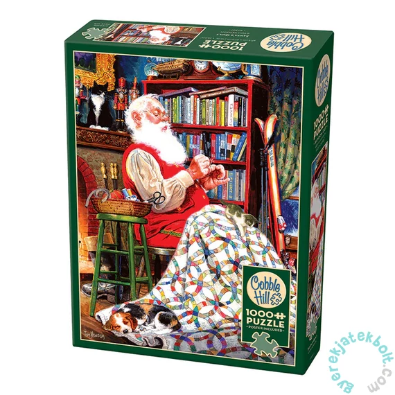 Cobble Hill 1000 db-os puzzle - Santa Quilt (40301)