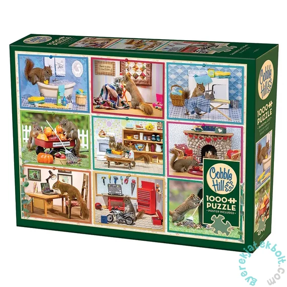 Cobble Hill 1000 db-os puzzle - Squirrels at Home (40287)