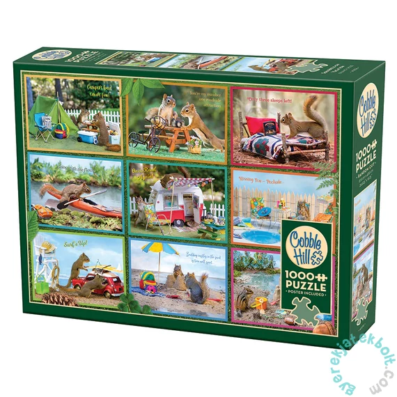 Cobble Hill 1000 db-os puzzle - Squirrels on Vacation (40256)