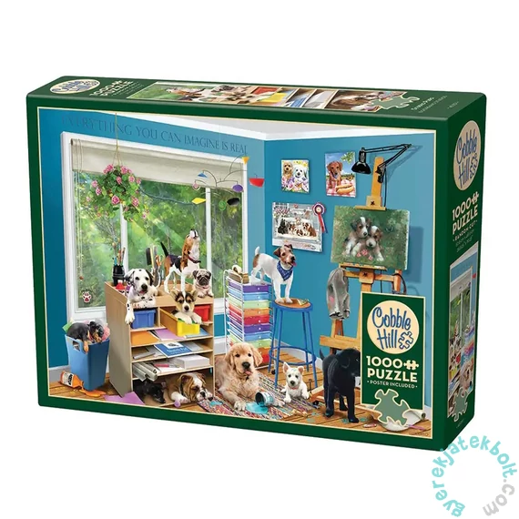 Cobble Hill 1000 db-os puzzle - Studio Pups (40251)