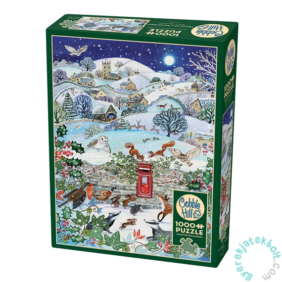 Cobble Hill 1000 db-os puzzle - Village on a Winter Night (40257)