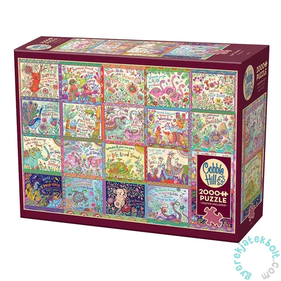 Cobble Hill 2000 db-os puzzle - Happy Thoughts (49023)