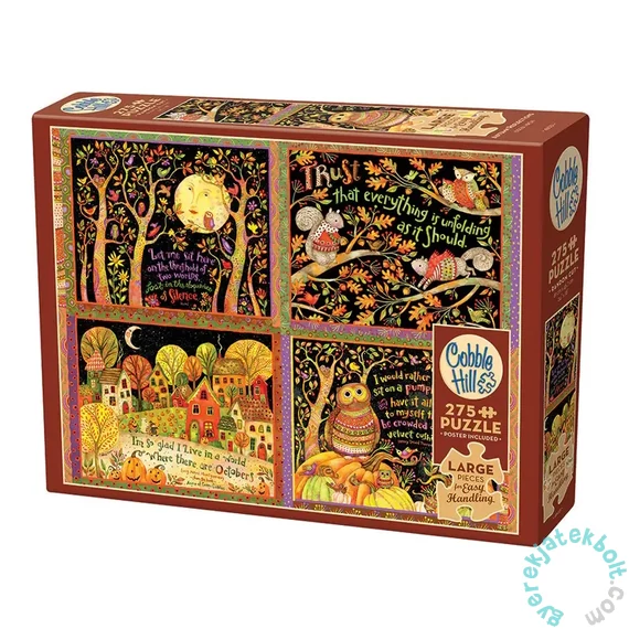Cobble Hill 275 db-os Easy Handling puzzle - Aurumn Reflections (48031)