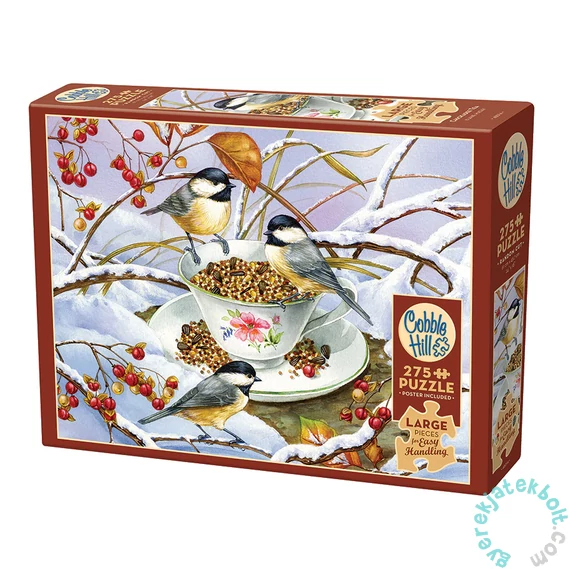 Cobble Hill 275 db-os Easy Handling puzzle - Chickadee Tea (48014)