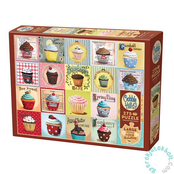 Cobble Hill 275 db-os Easy Handling puzzle - Cupcake Cafe (48009)