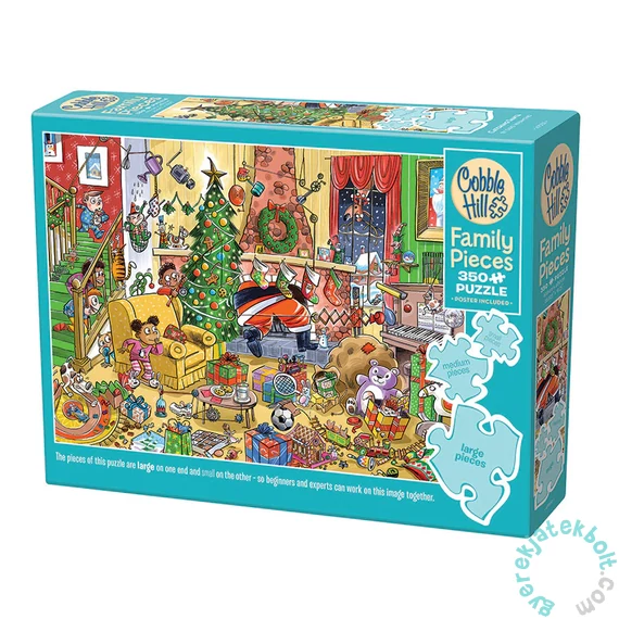 Cobble Hill 350 db-os Family puzzle - Catching Santa (47023)