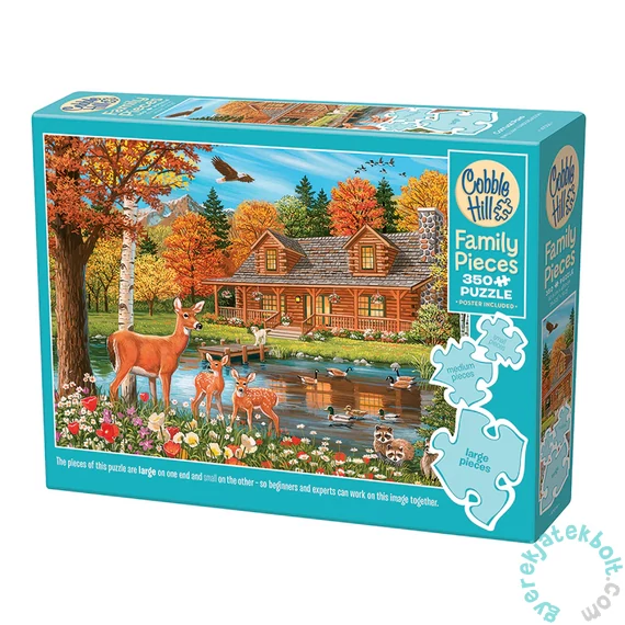 Cobble Hill 350 db-os Family puzzle - Cottage Pond (47036)