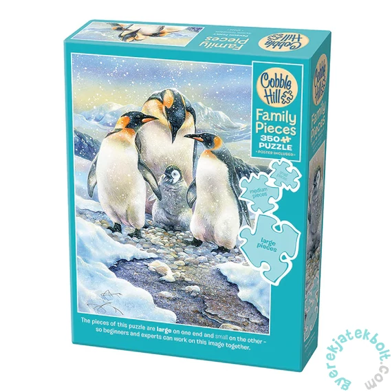 Cobble Hill 350 db-os Family puzzle - Penguin Family (47022)