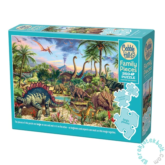 Cobble Hill 350 db-os Family puzzle - Prehistoric Party (47021)