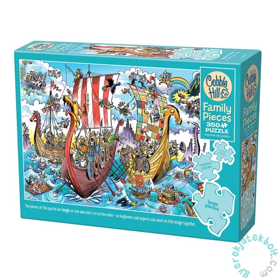 Cobble Hill 350 db-os Family puzzle - Viking Voyage (47033)