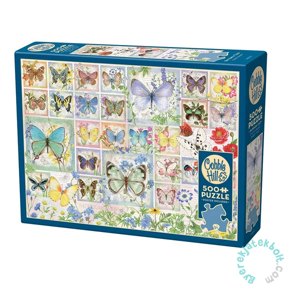 Cobble Hill 500 db-os puzzle - Butterfly Tiles (45025)