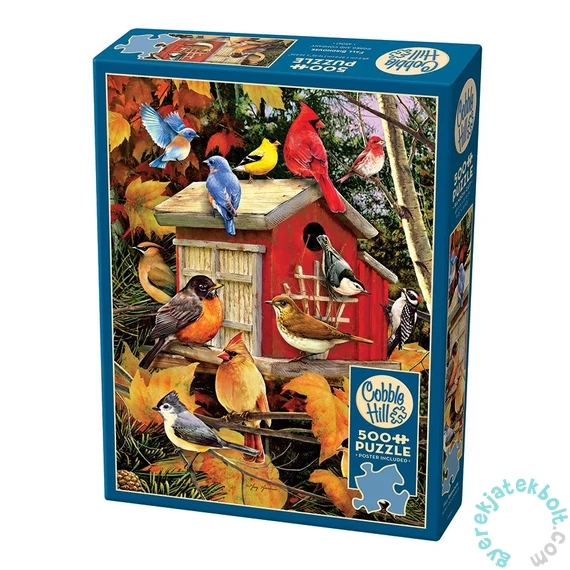Cobble Hill 500 db-os puzzle - Fall Birdhouse (45061)