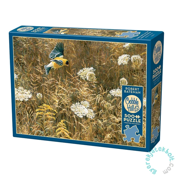 Cobble Hill 500 db-os puzzle - Queen Annes Lace and American Goldfinch (45087)