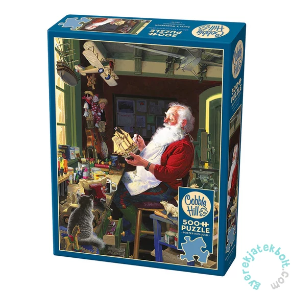Cobble Hill 500 db-os puzzle - Santas Workbench (45045)