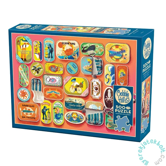 Cobble Hill 500 db-os puzzle - Sardines and Friends (45124)
