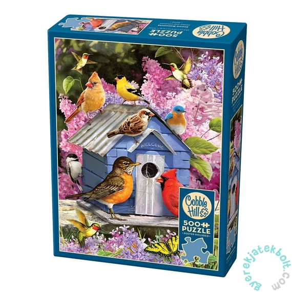 Cobble Hill 500 db-os puzzle - Spring Birdhouse (45042)