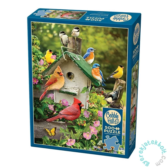 Cobble Hill 500 db-os puzzle - Summer Birdhouse (45068)