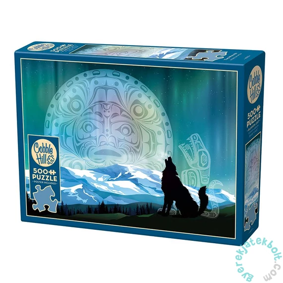  Cobble Hill 500 db-os puzzle - Two Wolves (45010)