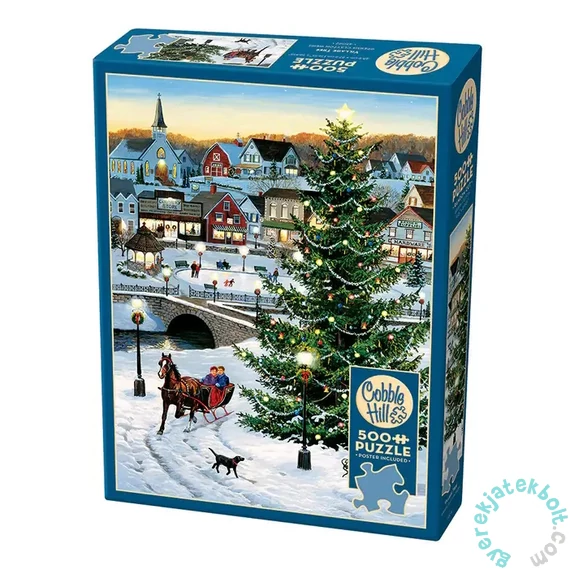 Cobble Hill 500 db-os puzzle - Village Tree (45092)