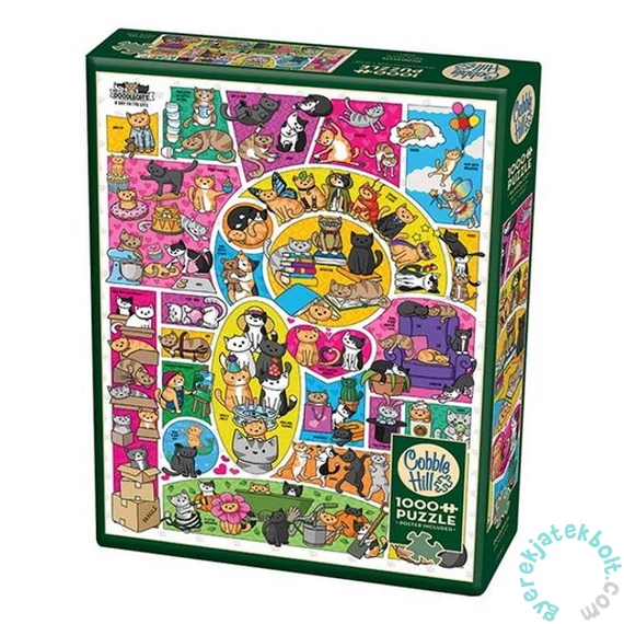 Cobble Hill 1000 db-os puzzle - Doodlecats (80364)
