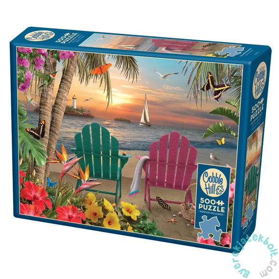 Cobble Hill 500 db-os puzzle - Island Paradise (45032)