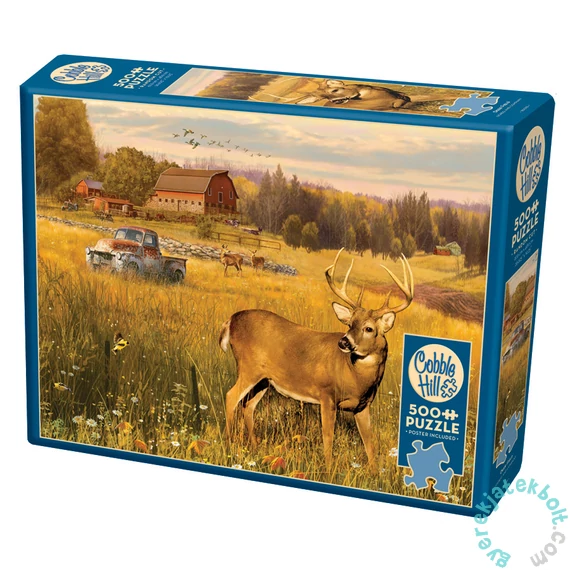 Cobble Hill 500 db-os puzzle - Deer Field (45070)