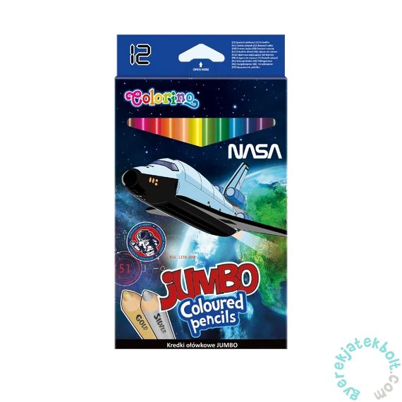 Coolpack - Colorino JUMBO 12 db-os színes ceruza készlet - NASA (21450PTR)